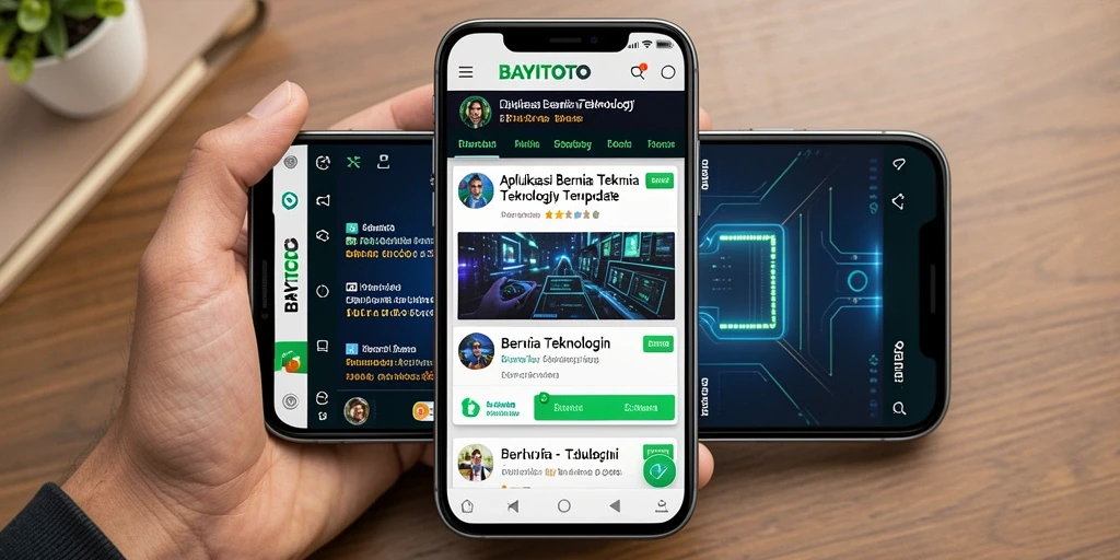 Antarmuka BAYITOTO menampilkan berita teknologi terbaru.