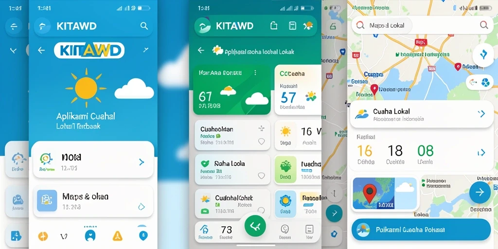 Tampilan antarmuka aplikasi KITAWD yang informatif dan modern.